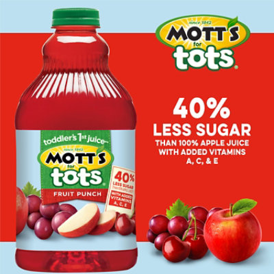 Motts For Tots Fruit Punch Juice Bottle - 64 Fl. Oz. - Image 3