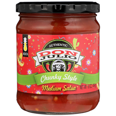 Don Julio Medium Authentic Chunky Salsa - 16 OZ - Image 1
