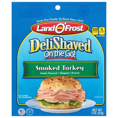 Lof Deli Shaved On The Go Smoked Turkey 2 OZ JewelOsco