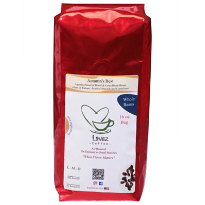Lovez Org Wb Coffee Autumns Best - 16 OZ - Image 1