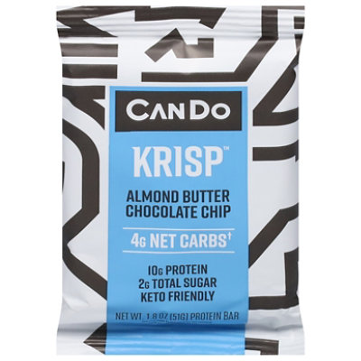 Keto Krisp Bar Almond Butter Choc Chip - 1.8 OZ - Image 3