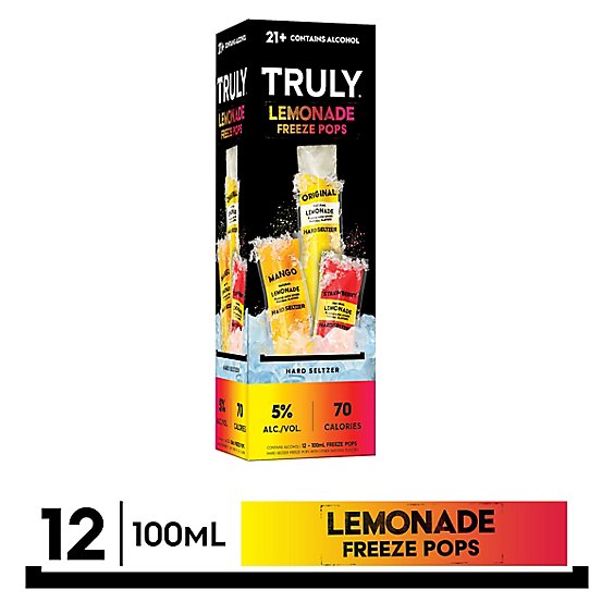 Truly Lemonade Freeze Pops Variety - 1200 Ml