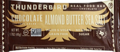 Thunderbird Bar Choc Almond Sea Salt - 1.7 OZ - Image 2