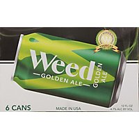Weed Cellars Weed Golden Ale In Cans - 6-12 FZ - Image 2