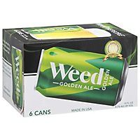 Weed Cellars Weed Golden Ale In Cans - 6-12 FZ - Image 1