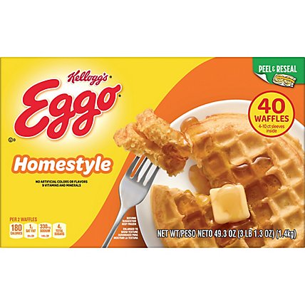 Eggo Frozen Waffles Homestyle 4 Count - 49.3 Oz - Image 3