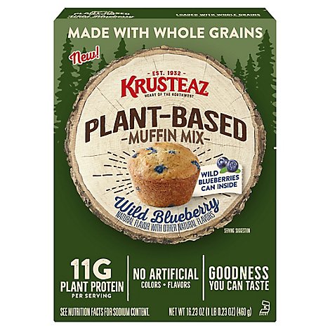 Krusteaz Plant Based Blueberry Muffin Mix - 16.23 OZ