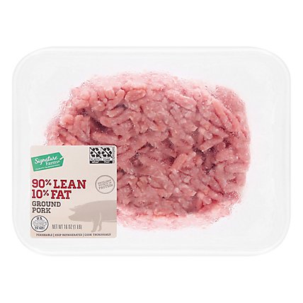 Signature Farms Pork Ground 90% Lean 10% Fat - 16 OZ - Image 3