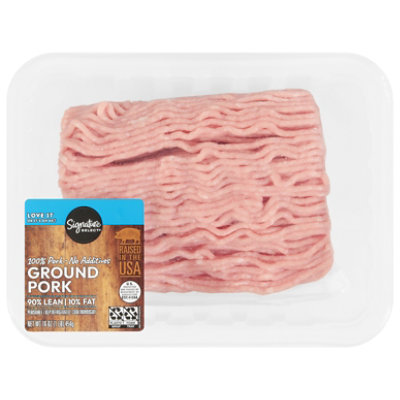 Signature Farms Pork Ground 90% Lean 10% Fat - 16 OZ - Image 4