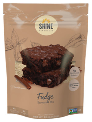 Shine Bakehouse Brownie Mix Fudge - 16 OZ - Image 1