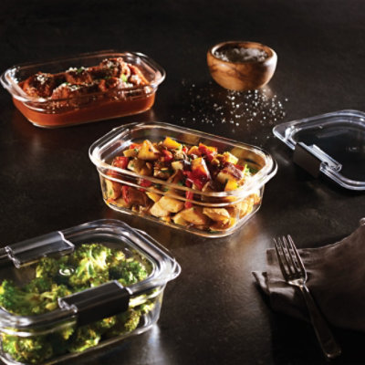 Rubbermaid Brilliance Glass Container 3.2 Cup - Each - Image 2
