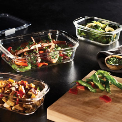 Rubbermaid Brilliance Glass Container 3.2 Cup - Each - Image 4