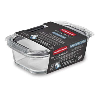 Rubbermaid Brilliance Glass Container 3.2 Cup - Each - Image 3