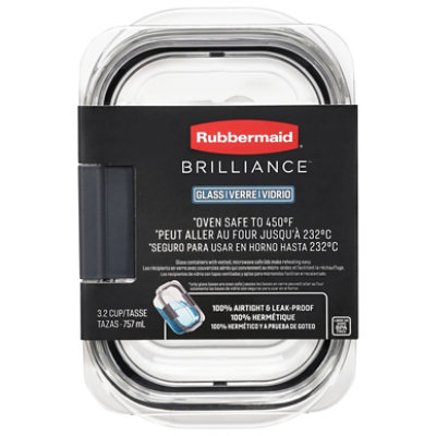Rm Brilliance Glass Container 3.2 Cup - 2 CT