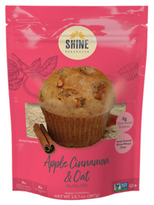 Shine Bakehouse Muffin Mix Apl Cinnamoni - 13.6 OZ - Image 1