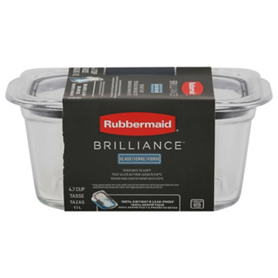 Rubbermaid Brilliance Glass Container 4.7 Cup - Each - Image 3