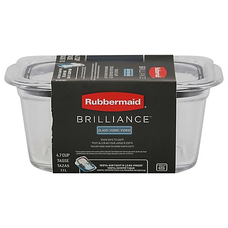 Rm Brilliance Glass Container 4.7 Cup - 2 CT
