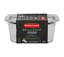 Rubbermaid Brilliance Glass Container 4.7 Cup - Each