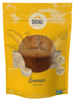Shine Bakehouse Muffin Mix Banana - 13.6 OZ - Image 1