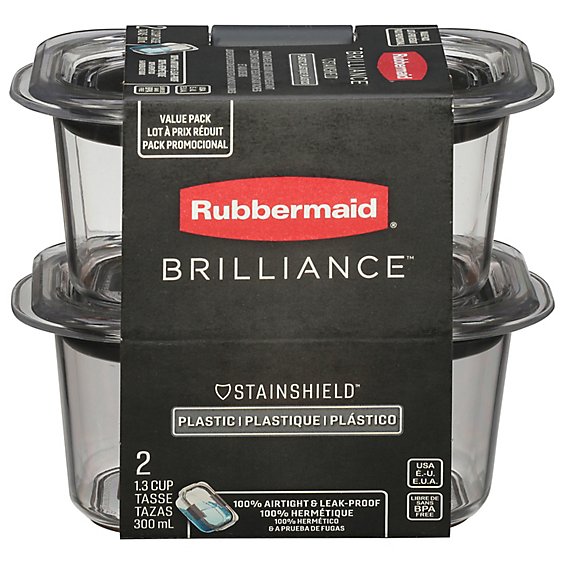 Rm Brilliance 2pk Container 1.3 Cup - EA