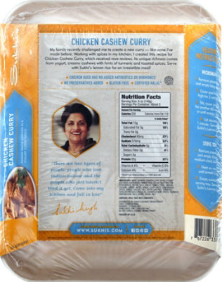 Sukhis Chicken Cashew Curry Entree - 16 OZ - Image 6