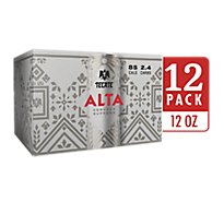 Tecate Alta Mexican Lager Beer Slim Cans - 12-12 Fl. Oz.