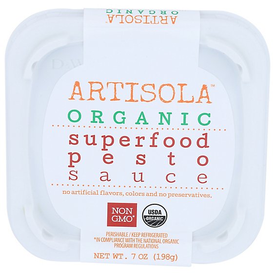 Artisola Sauce Organic Pesto Superfood - 7 OZ