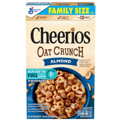 Is it Vegetarian Cheerios Almond Oat Crunch Cereal