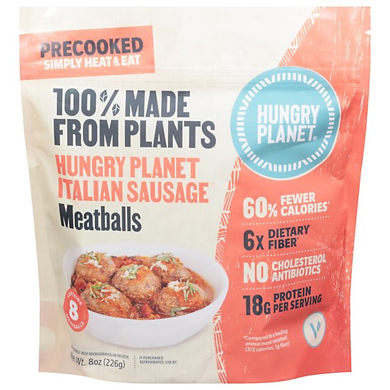 Hungry Planet Meatballs Italian Sausages - 8 OZ