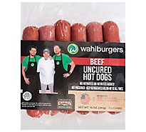 Wahlburgers Nae Uncured Beef Hot Dogs - 12 OZ