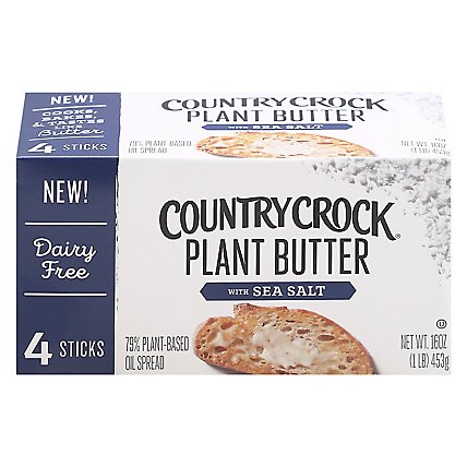 Country Crock Plant Butter Sea Salt Qtr - 16 OZ - Image 3