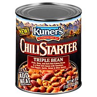 Kuners Chili Starter Triple Bean - 29 OZ - Image 1