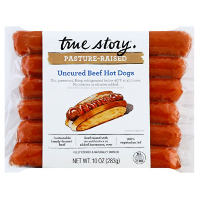 True Story Skinless Hot Dog Abf - 10 OZ - Image 1
