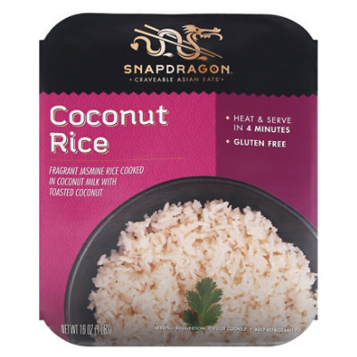 Snapdragon Side Jasmine Rice With Toasted Coconut - 18 OZ - Image 3