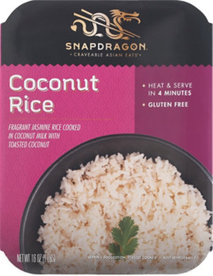 Snapdragon Side Jasmine Rice With Toasted Coconut - 18 OZ - Image 2