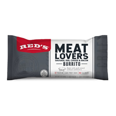 Reds Breakfast Burrito Meat Lover - 5 OZ