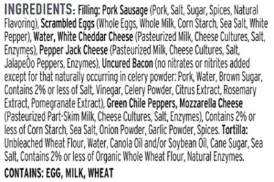 Reds Breakfast Burrito Meat Lover - 5 OZ - Image 6