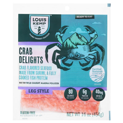 Louis Kemp Crab Legs 16oz - 16 OZ - Image 1