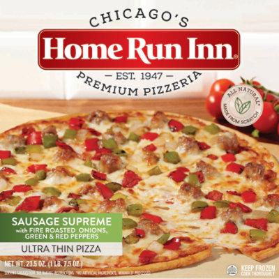 Home Run Inn 12 Ultra Thin Sausage Supreme Pizza - 23.5 OZ - Image 2