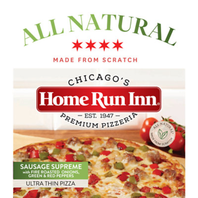 Home Run Inn 12 Ultra Thin Sausage Supreme Pizza - 23.5 OZ - Image 2