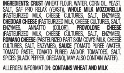 Home Run Inn Classic 4 Cheese Pizza 6 Inch - 7.5 OZ - Image 3