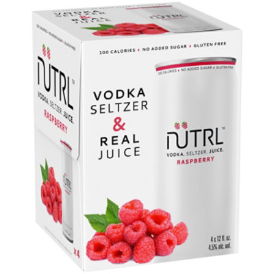 Nutrl Vodka Soda Raspberry - 4-12 FZ