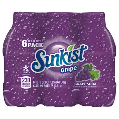 Sunkist Grape Pet - 6-16 OZ - Image 2
