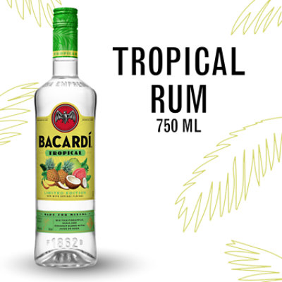 Bacardi Tropical Gluten Free Rum Bottle 750 Ml ACME Markets