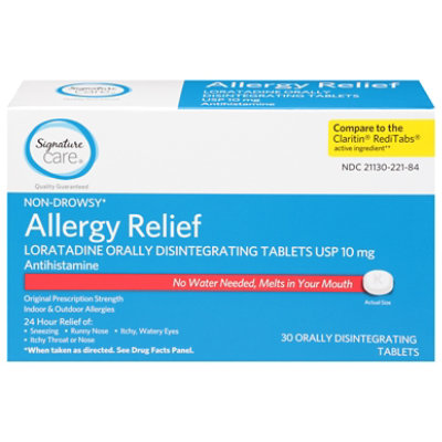 Signature Select/Care Allergy Relief Loratadin Melt Tab - 30 CT - Image 2