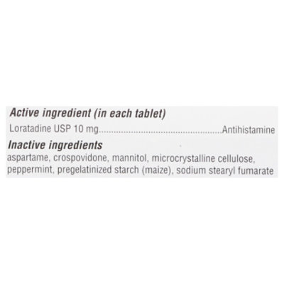 Signature Select/Care Allergy Relief Loratadin Melt Tab - 30 CT - Image 4