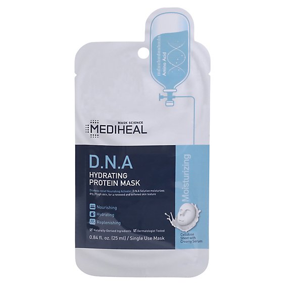 Mediheal D.n.a Hydrating Protein Mask 0.84 Oz - 0.81 FZ
