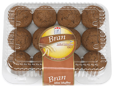 Bran Mini Muffins 12 Count - EA