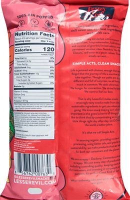 Lesser Evil Popcorn Rte Watermelon - 5 OZ - Image 6