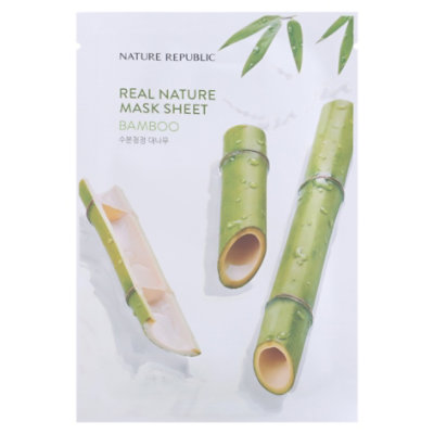 Nature Republic Real Nature Bamboo Mask Sheet - 0.77 FZ